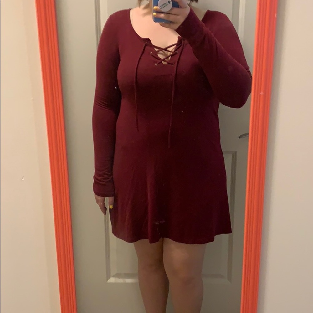 Casual long sleeved dress
